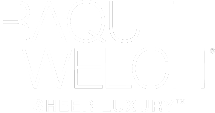 Raquel Welch Sheer Luxury white logo