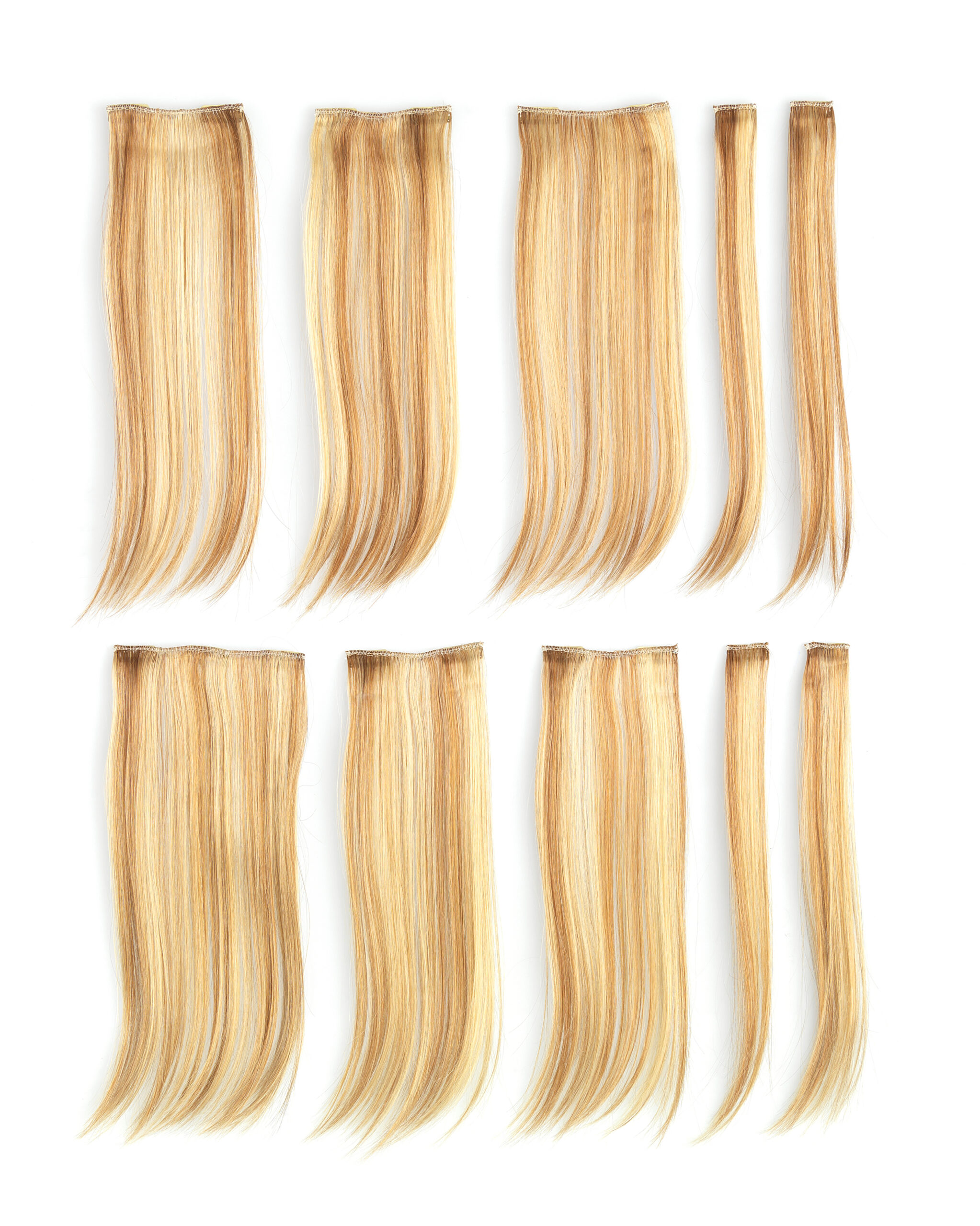 20″ 10-Piece Straight Human Hair Extension Kit Product