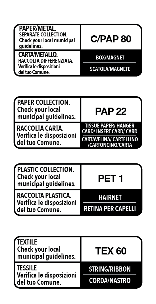 Hairdo Extensions Recycle Stickers