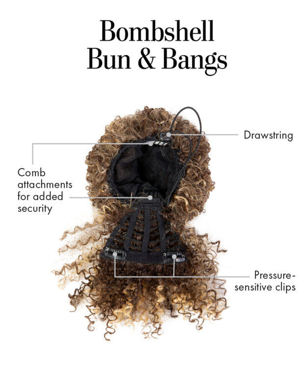 Bombshell Bun & Bangs Cap Construction