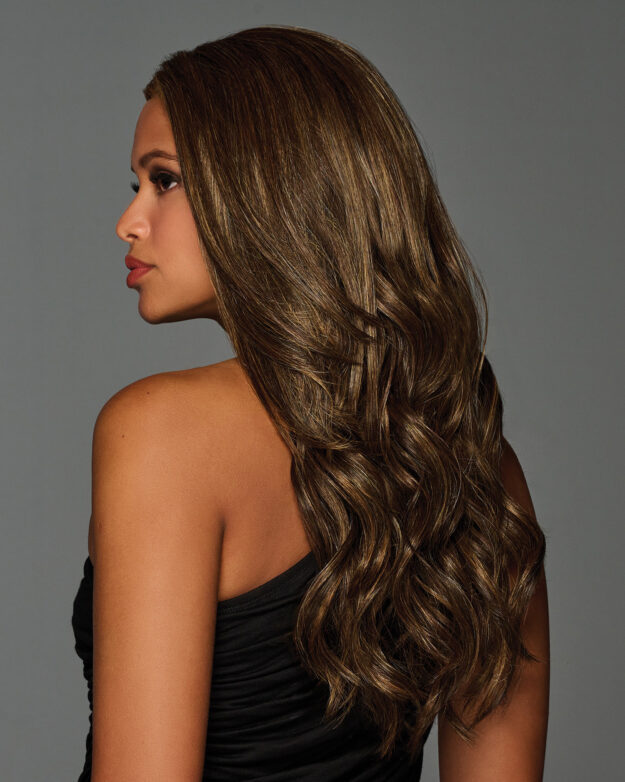 Long Tousled Waves in R829S+ Glazed Hazelnut