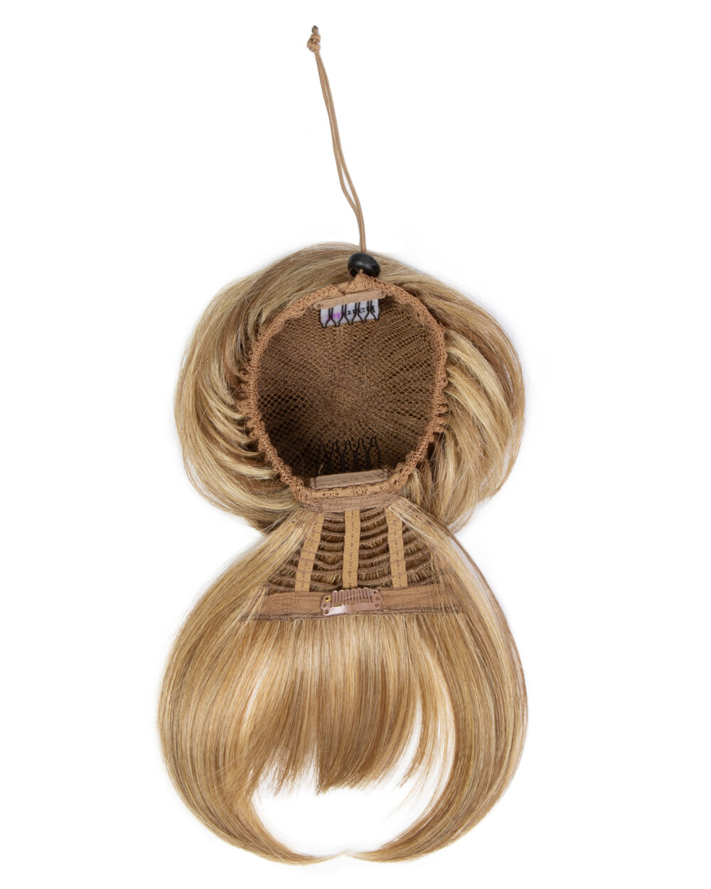 Trendy Fringe & Bun Product in R14/25 Honey Ginger